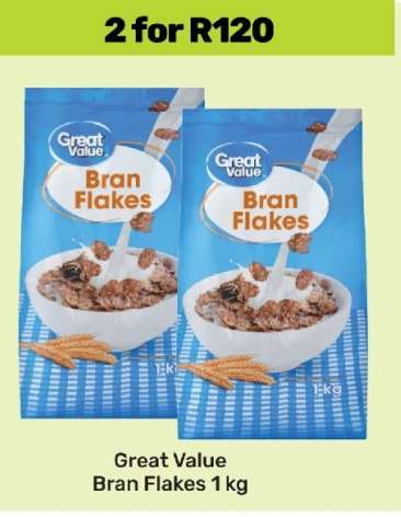 Great Value Bran Flakes 1 kg