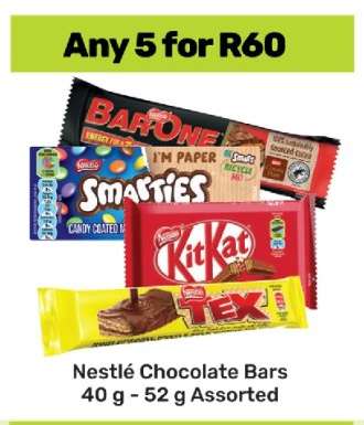 NESTLE CHOCOLATE BARS
