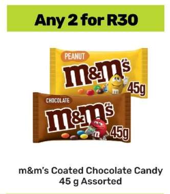 m&m's Coated Chocolate Candy 45 g Assorted