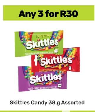 Skittles Candy 38 g Assorted