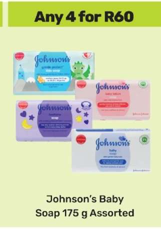 Johnson’s Baby Soap 175 g Assorted