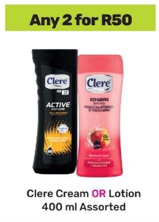 Clere Cream OR Lotion