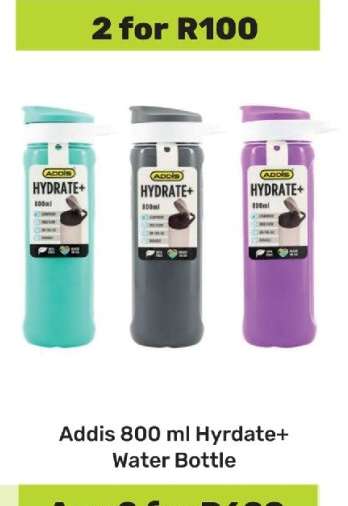 Addis 800 ml Hydrate+ Water Bottle