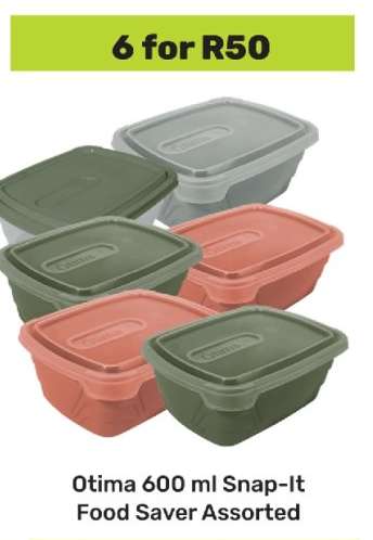 Otima 600 ml Snap-It Food Saver Assorted