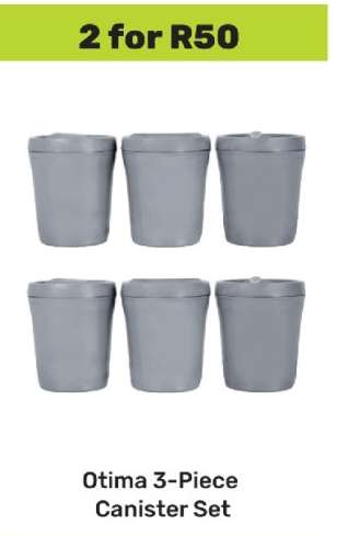Otima 3-Piece Canister Set
