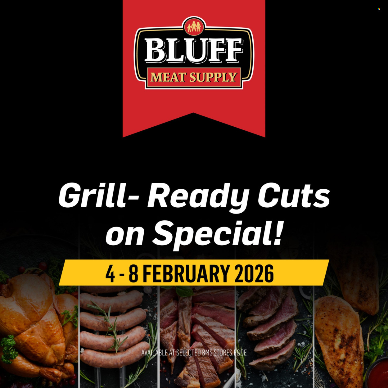 Bluff Meat Supply specials - 04/02/2026 - 08/02/2026. Page 1