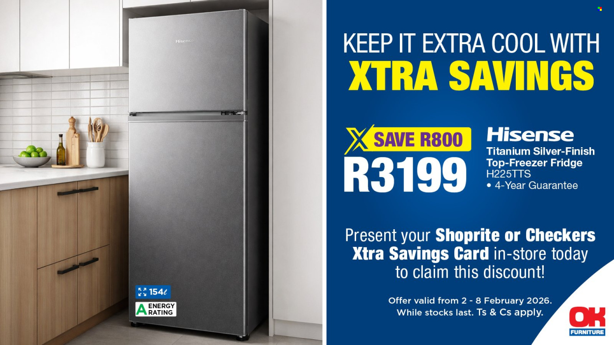 OK Furniture specials - 02/02/2026 - 08/02/2026. Page 1