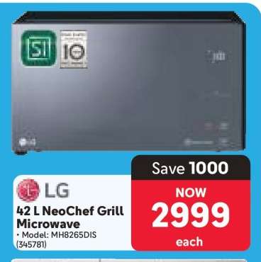 LG 42 L NeoChef Grill Microwave