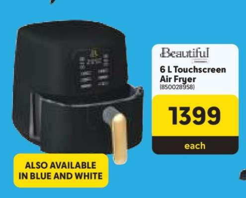 Beautiful 6 L Touchscreen Air Fryer