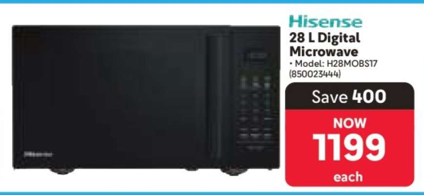 Hisense 28 L Digital Microwave