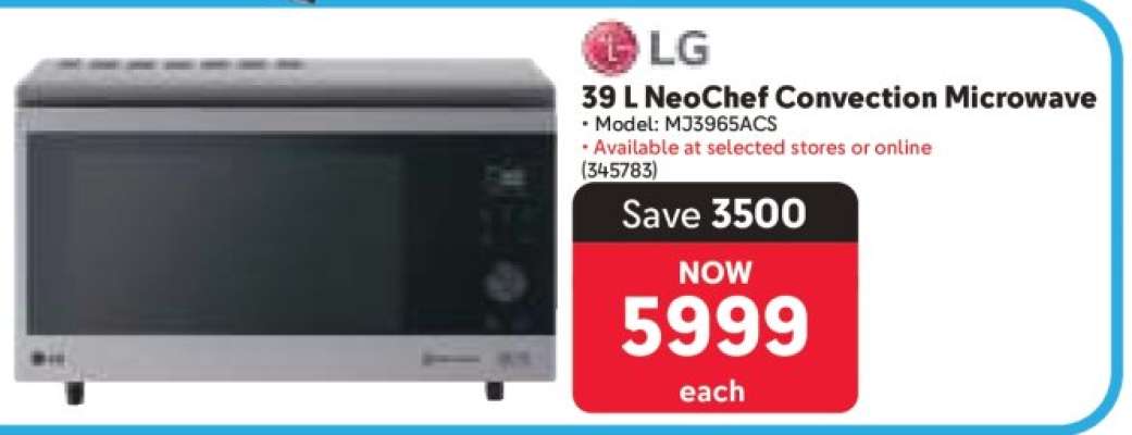 LG 39 L NeoChef Convection Microwave