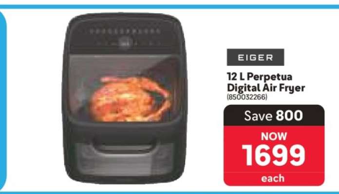 Eiger 12 L Perpetua Digital Air Fryer