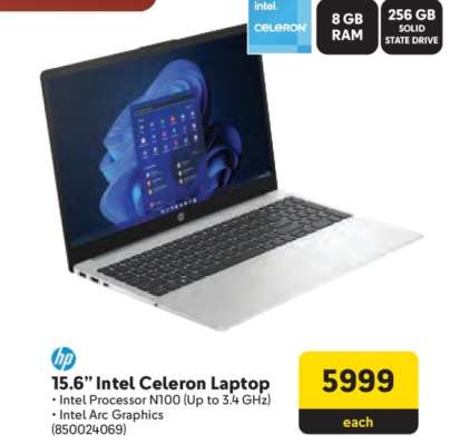 15.6” Intel Celeron Laptop