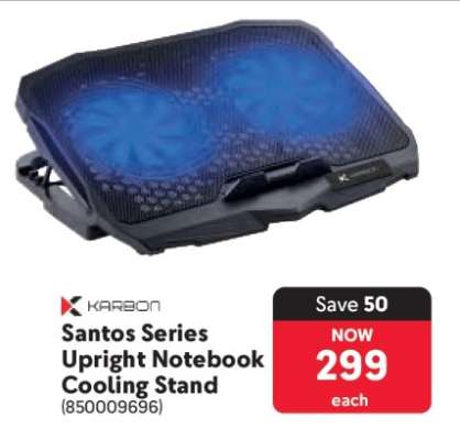 Santos Series Upright Notebook Cooling Stand