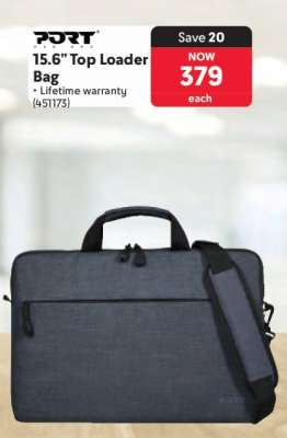 15.6” Top Loader Bag