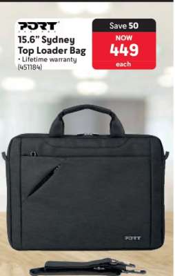 PORT 15.6” Sydney Top Loader Bag