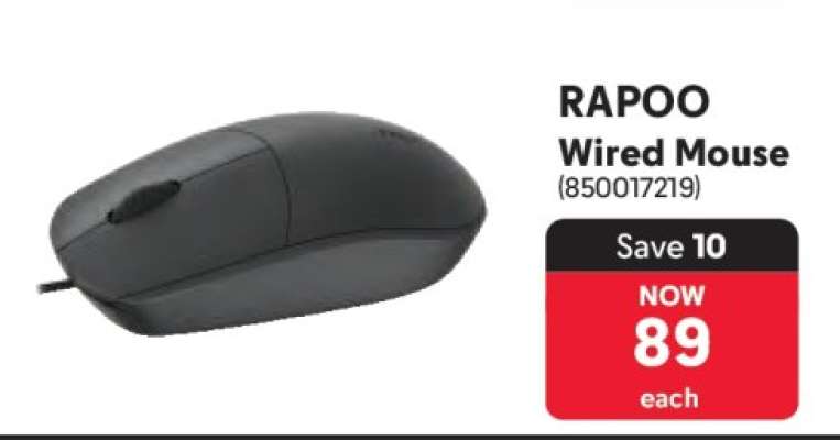 RAPOO Wired Mouse