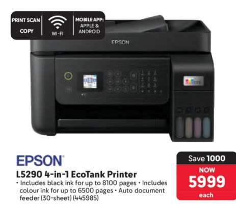 Epson L5290 4-in-1 EcoTank Printer