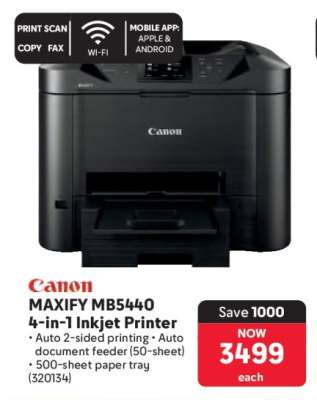 Canon MAXIFY MB5440 4-in-1 Inkjet Printer