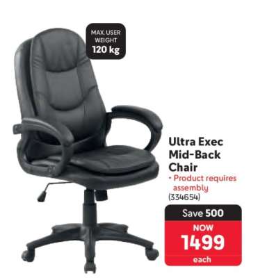 Ultra Exec Mid-Back Chair