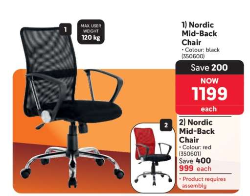 Nordic Mid-Back Chair