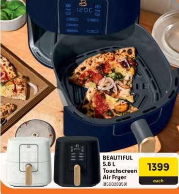 BEAUTIFUL 5.6 L Touchscreen Air Fryer