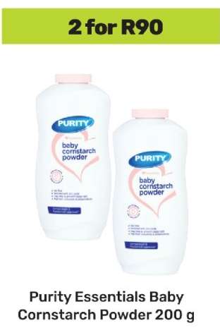 Purity Essentials Baby Cornstarch Powder 200 g