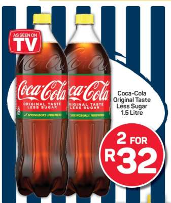 Coca Cola Original Taste Less Sugar 1.5 Litre