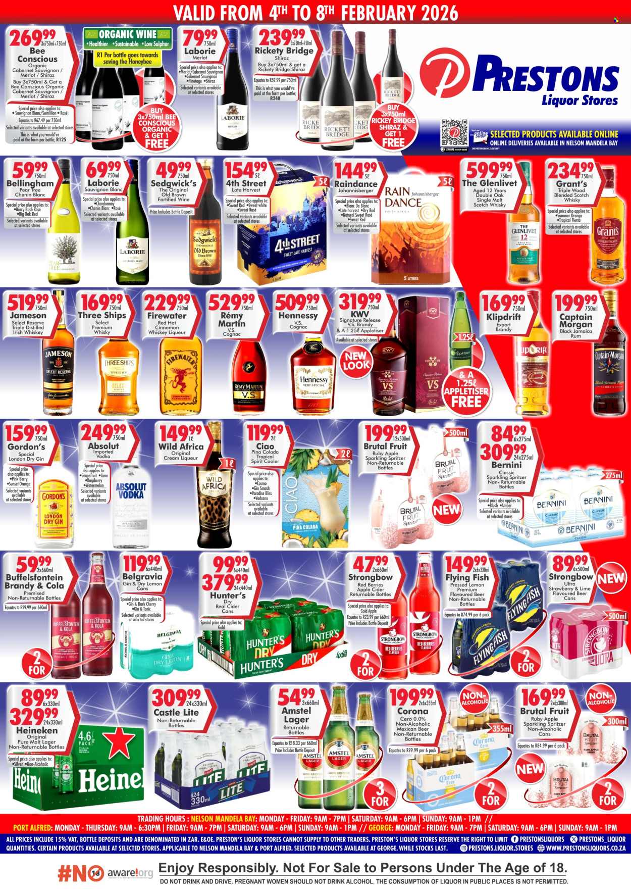 Prestons Liquor Stores specials - 04/02/2026 - 08/02/2026. Page 1