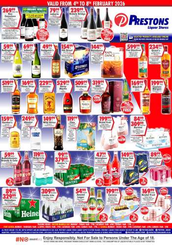 thumbnail - Prestons Liquor Stores catalogue