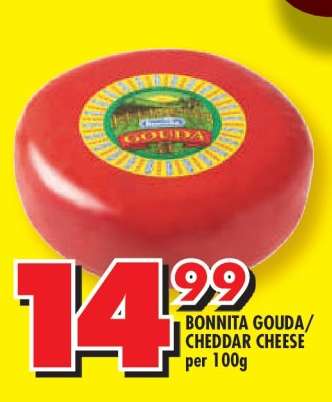 BONNITA GOUDA/CHEDDAR CHEESE