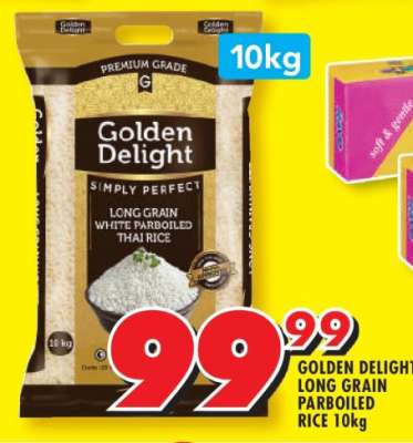 GOLDEN DELIGHT LONG GRAIN PARBOILED RICE 10kg