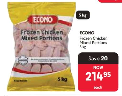 ECONO Frozen Chicken Mixed Portions