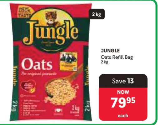 JUNGLE Oats Refill Bag