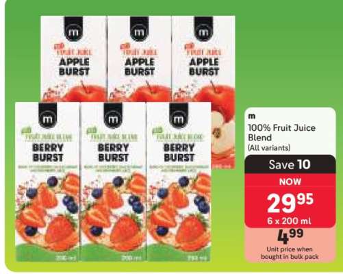 100% Fruit Juice Blend