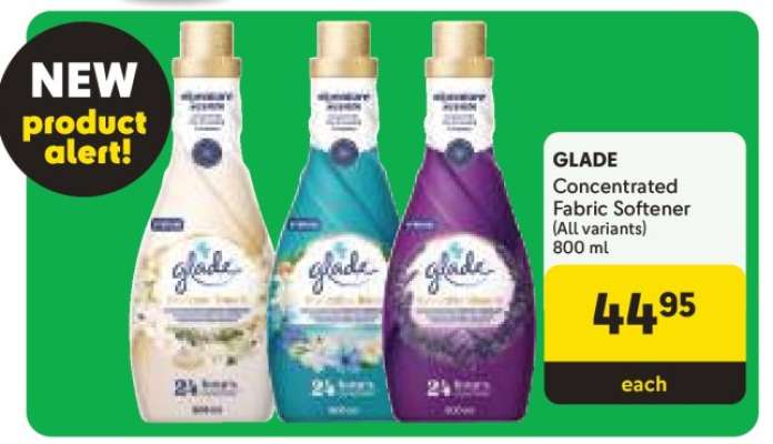 GLADE Concentrated Fabric Softener