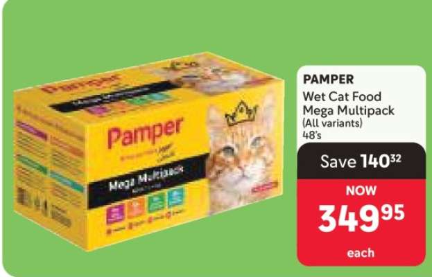 PAMPER Wet Cat Food Mega Multipack