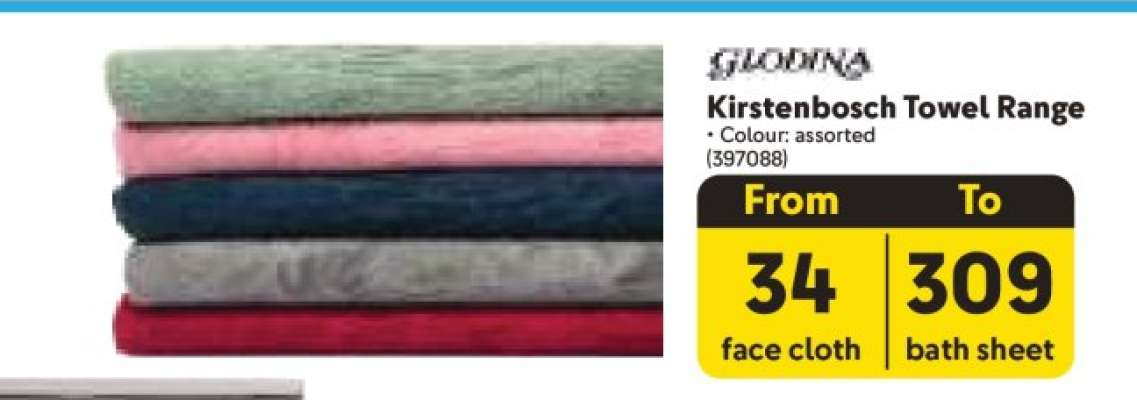 Kirstenbosch Towel Range