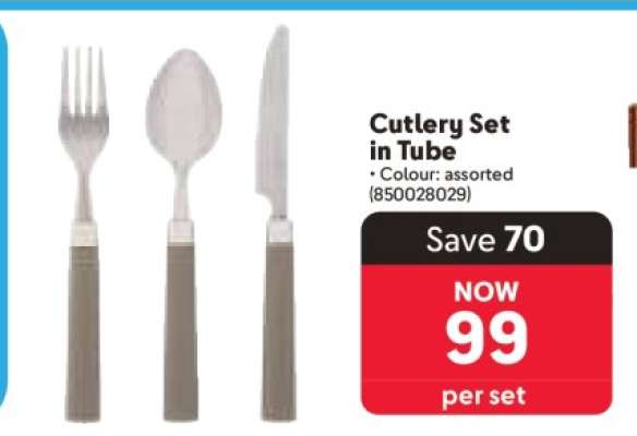 Cutlery Set in Tube