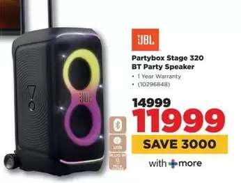 JBL Partybox Stage 320 BT Party Speaker