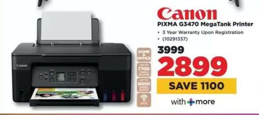 Canon PIXMA G3470 MegaTank Printer