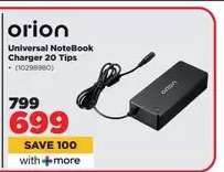orion Universal NoteBook Charger 20 Tips