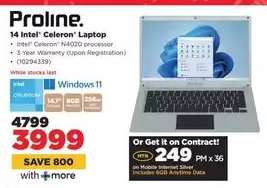 Proline 14 Intel® Celeron® Laptop