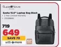 Sasha 15.6" Laptop Bag Black