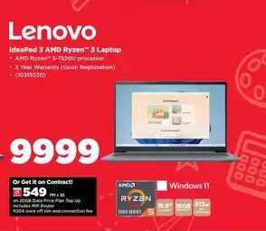 Lenovo IdeaPad 3 AMD Ryzen 5 Laptop