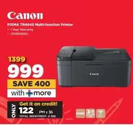 Canon PIXMA TR4645 Multi-function Printer