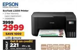 Epson EcoTank L3250 Printer