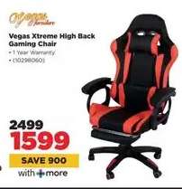 Vegas Xtreme High Back Gaming Chair