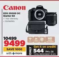 Canon EOS 2000D DC Starter Kit