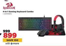 Redragon 4-in-1 Gaming Keyboard Combo